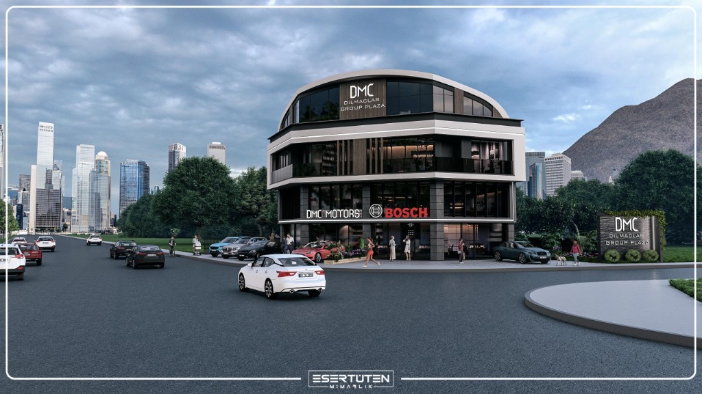 Dilmaçlar Group — modern cephe detayı, DİLMAÇLAR GROUP PLAZA